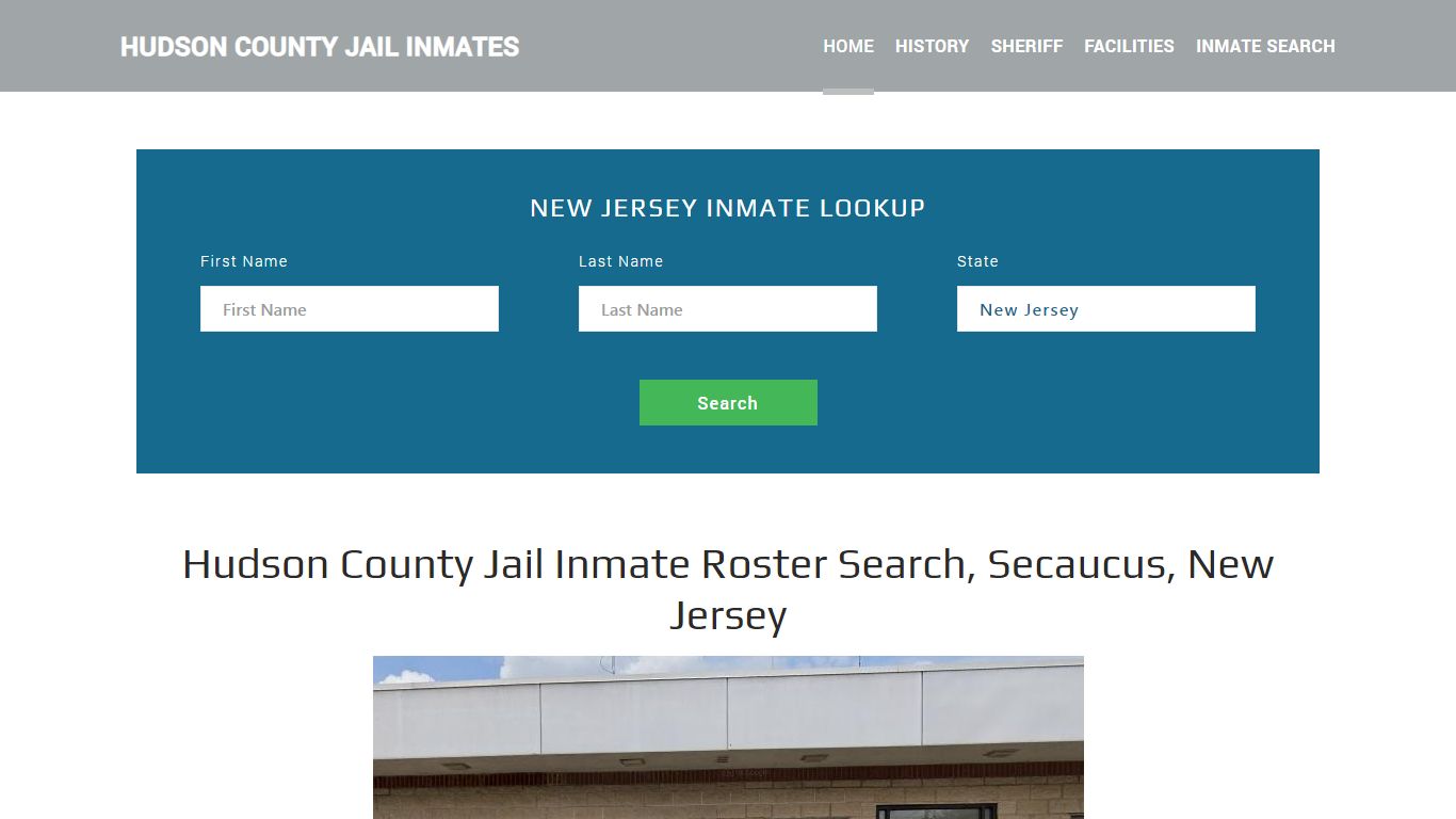 Hudson County Jail Inmate Roster Lookup, Secaucus, NJ